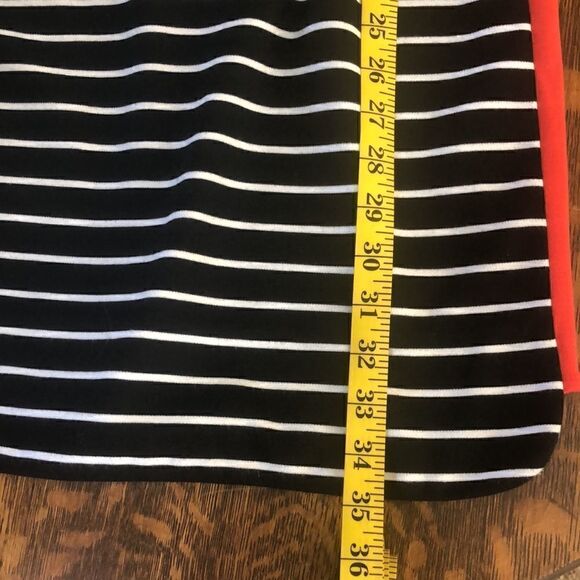 Eliza J Black, White and Red Knit Sheath Dress - Picture 11 of 11